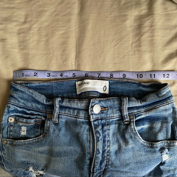 garage high waisted denim short - Picture 5 of 7